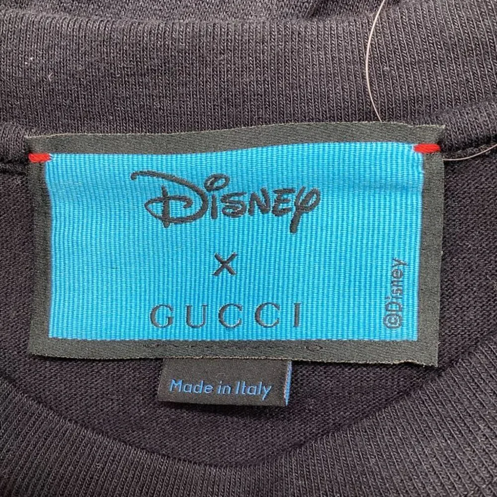 Gucci x Disney Donald Duck T-Shirt in Black Cotton